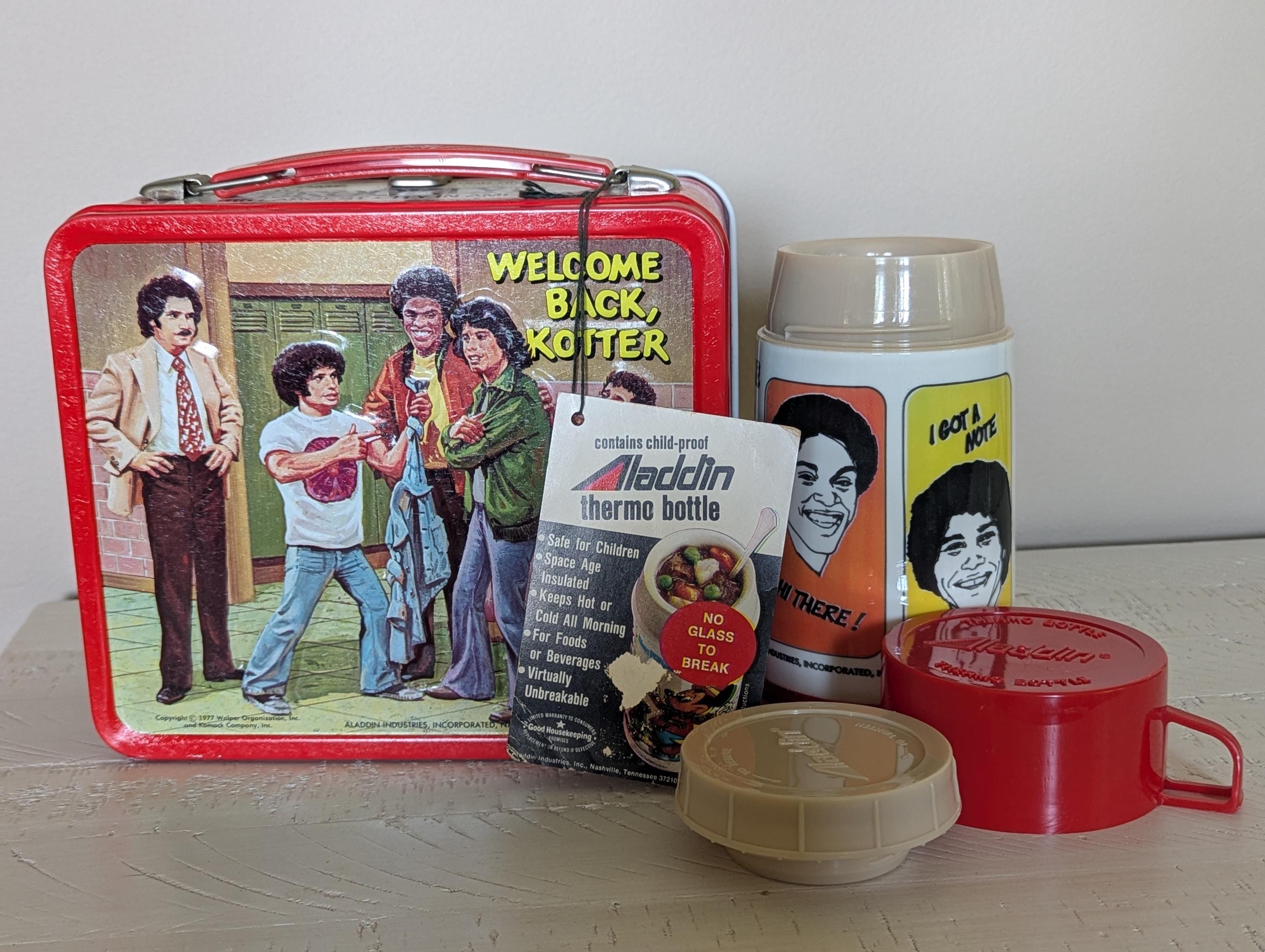Vintage 1977 Aladdin Industries Welcome Back Kotter Lunchbox With