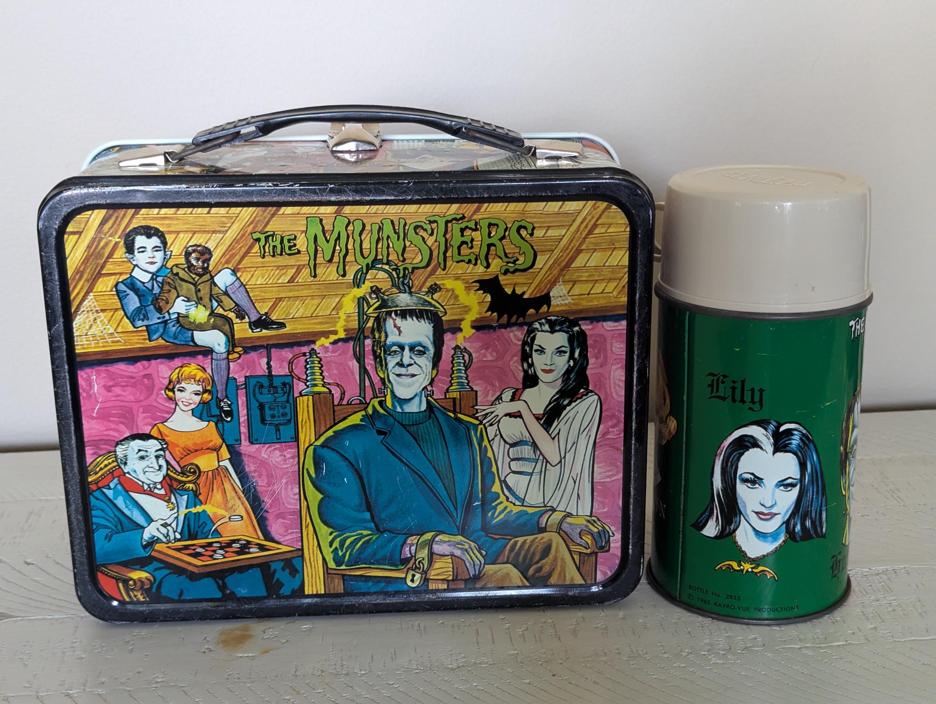 Vintage 1965 Kayo-vue Productions the Munsters Lunchbox With King