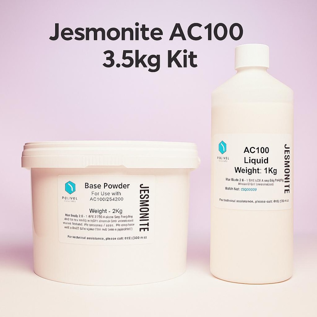 Jesmonite AC100 – 210kg Kit | Glassfibre And Resin Supplies Ltd