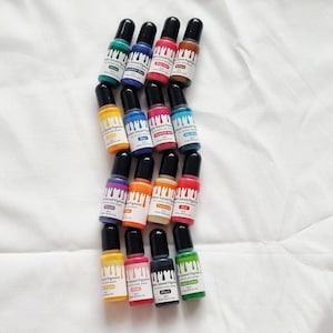 16 Jesmonite Pigment Colours – 10ml Each – Huge Value Set for Only 39.99 - Perfect for Resin, Jesmonite, Casting & Craft Projects