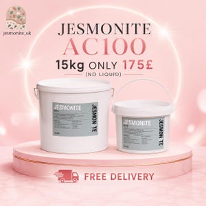 Jesmonite AC100 Powder 15 kg: Eco-Resin Casting Base (No Liquid) & FREE Delivery