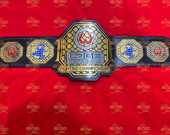 CWFC Cage Worriers Fight Championship Belt 2mm Brass Adult Size