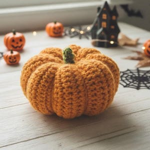 Crochet Pumpkin Pattern: Beginner Friendly Halloween Decor (PDF Pattern) | DIY Instant Download