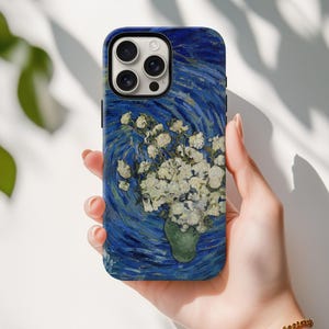 Van Gogh Handyhülle - Rosenvase x Sternennacht - iPhone, Samsung, Google Pixel