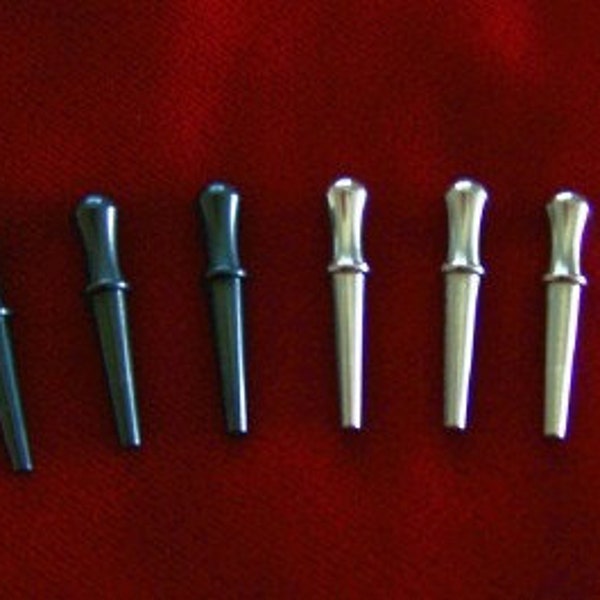 6 METAL Cribbage Board Pegs - FREE Shipping