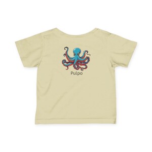 Octopus Baby Tee: Soft Cotton Infant Shirt, Ocean Theme