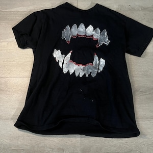 Vampire bite hand-painted T-shirt