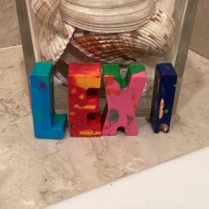 Custom Letter Crayons