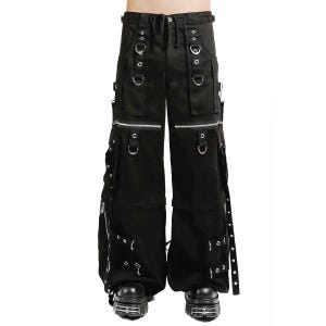 Convertible Cyberpunk Cargo Pants: Gothic Techwear Rave Style