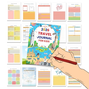 Kids Travel Journal 2026: Vacation Activity Book & Memory Keepsake