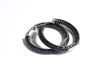silver black jewelry
