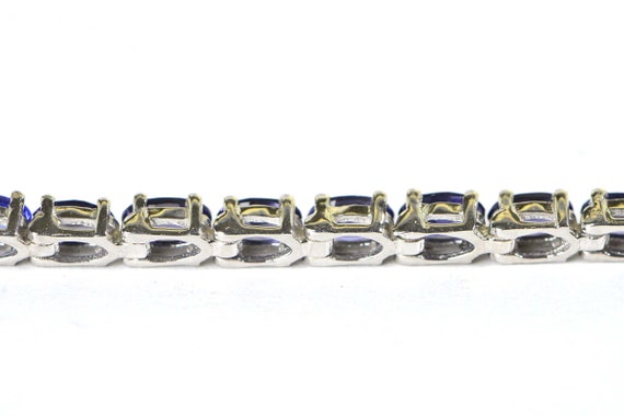 Tanzanite Bracelet, Tennis Bracelet ,Chain Bracel… - image 5