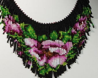 Digital Pattern PDF Beaded necklace Tutorial Pattern PDF Digital  File, Seed Beads Necklace Pattern, How beaded necklace
