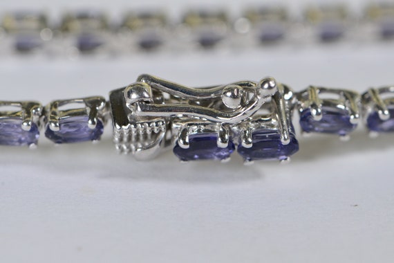 Tanzanite Bracelet, Tennis Bracelet ,Chain Bracel… - image 8
