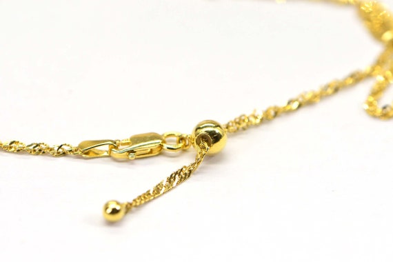 South Sea Golden Cultured Pearl Halo Diamond Verm… - image 2