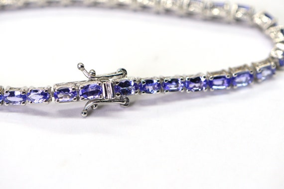 Tanzanite Bracelet, Tennis Bracelet ,Chain Bracele