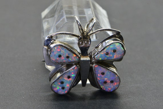 Luminous Vintage Native American Navajo Synthetic Opal Sterling Silver Earrings Luminous Vintage Native American Navajo Synthetic Opal Sterling Silver Earrings