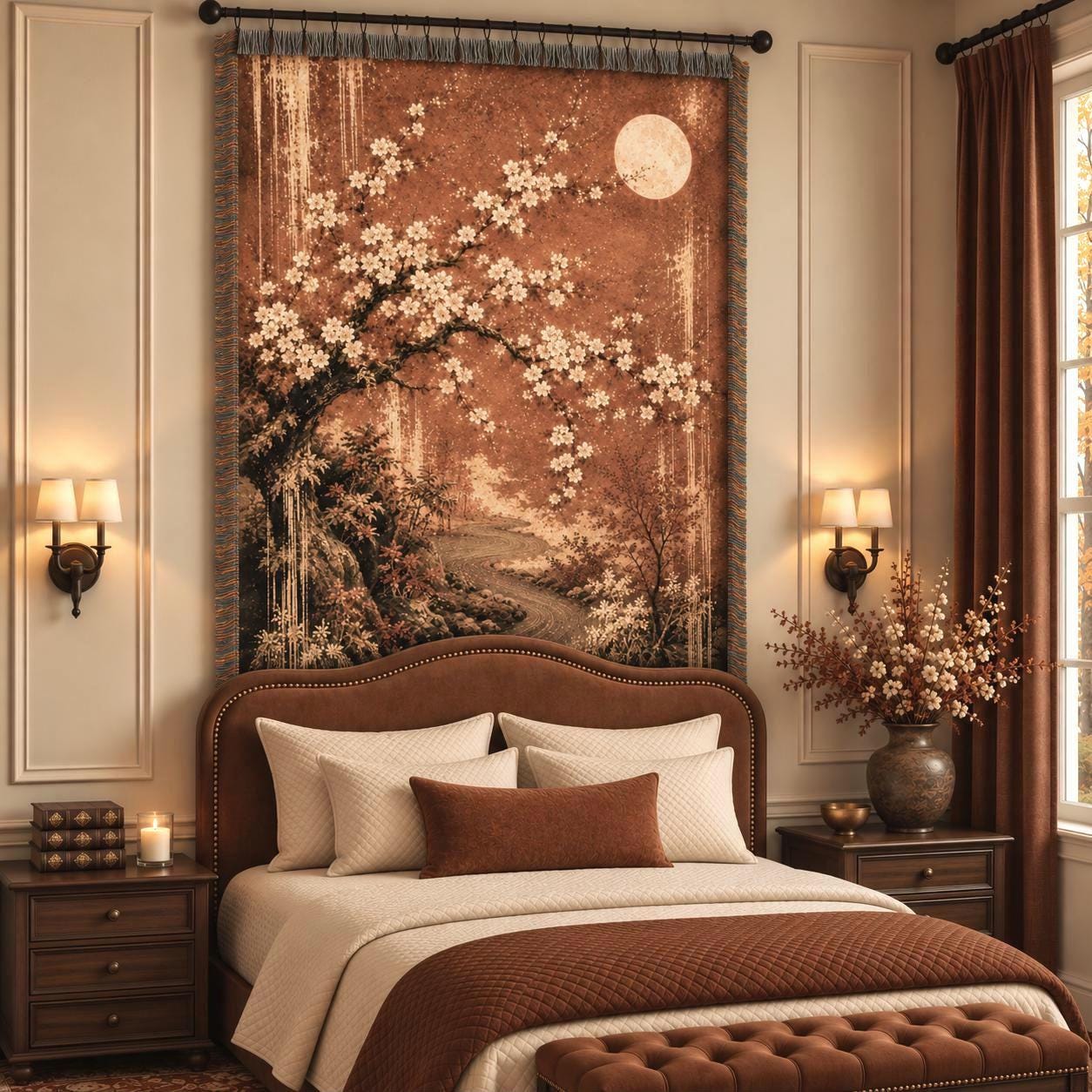 Japanese Wall Hanging Fabric - Etsy