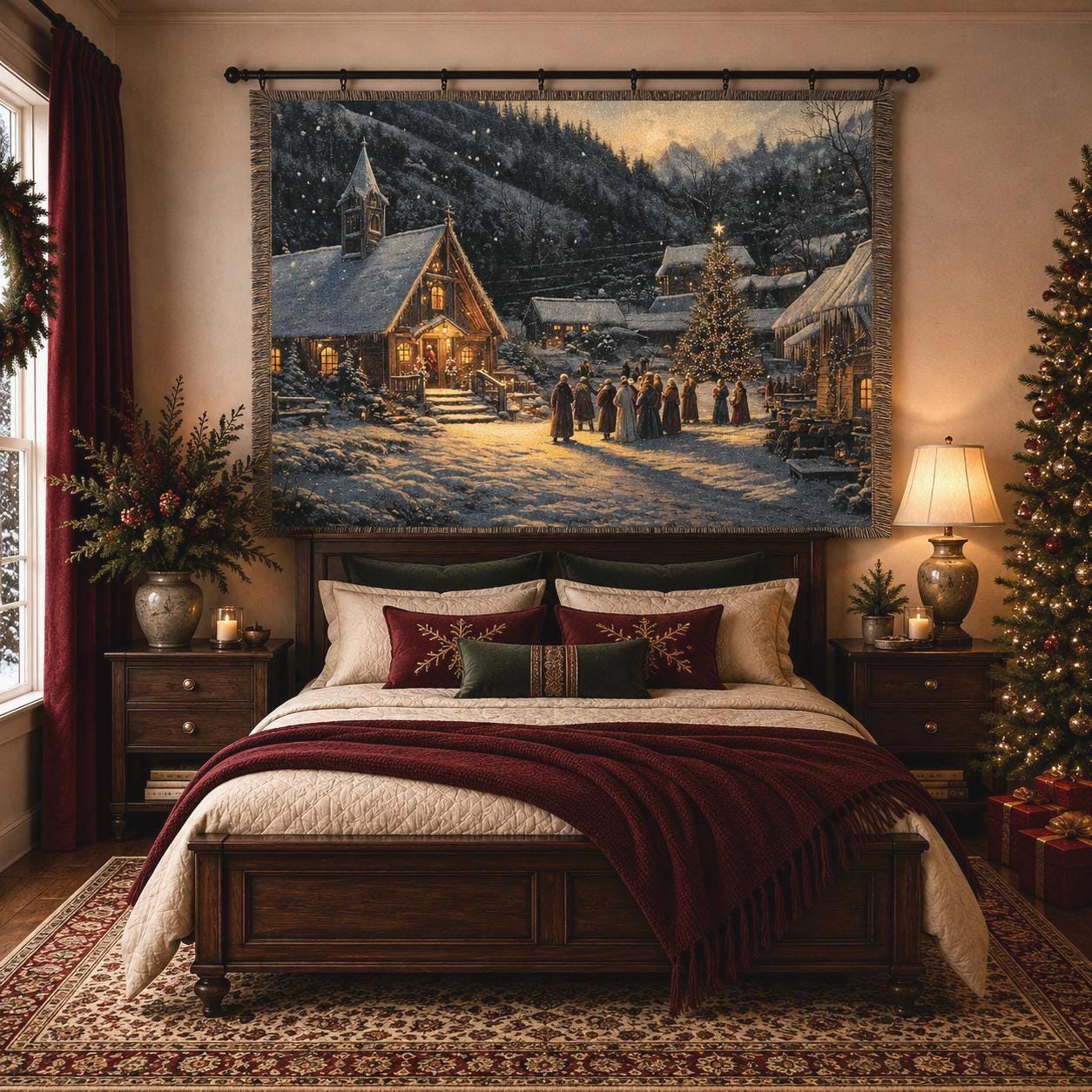 Christmas Carol Throw - Etsy