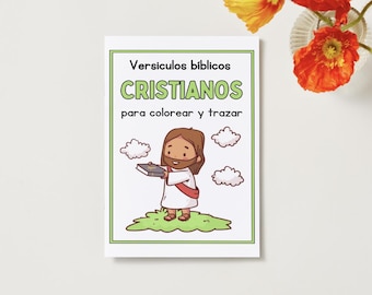Libro para colorear de versículos bíblicos en formato digital (español)