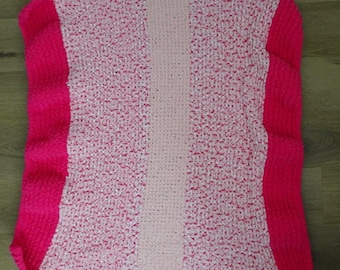 Handmade Knit Baby Blanket: Soft Newborn Gift