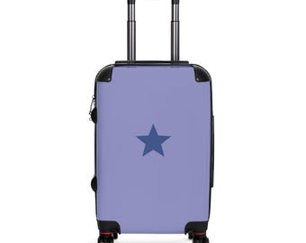 Blue Star Suitcase | Travel Luggage, Hard Shell Spinner