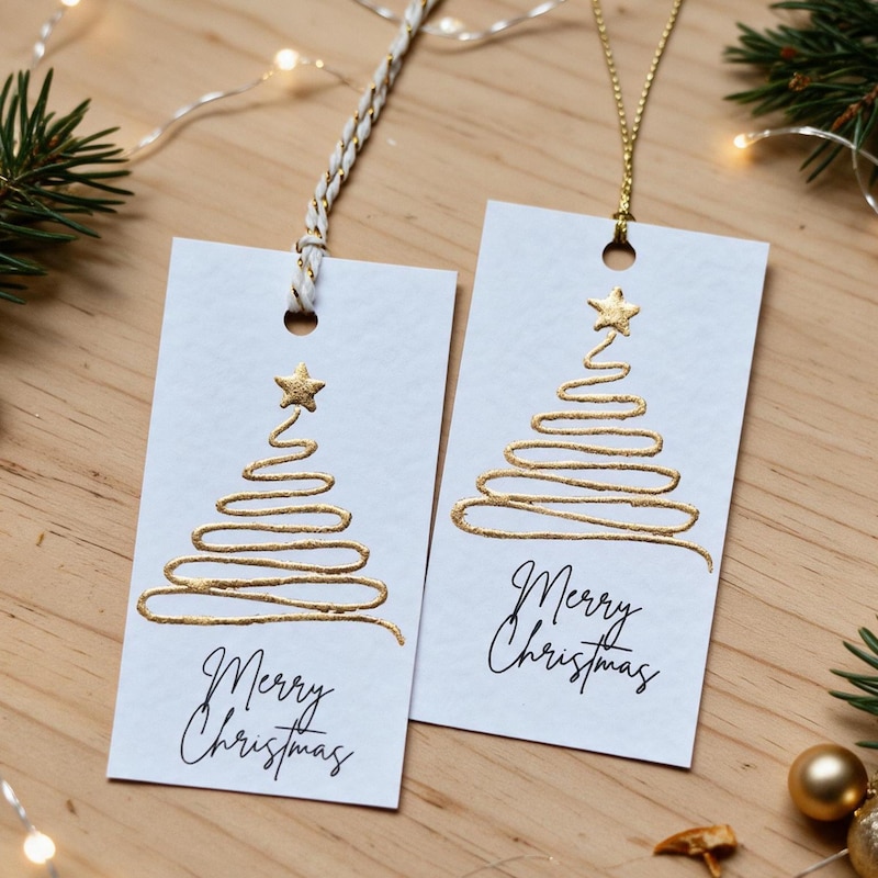 Christmas Gold Gift Stickers - 60+ Gift Ideas for 2026
