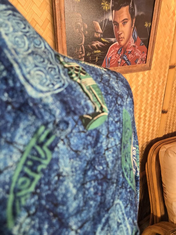 Vintage 1950's Ross Sutherland Hawaiian Aloha Shirt m1148 View 4