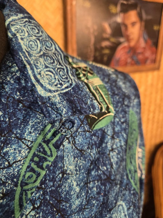 Vintage 1950's Ross Sutherland Hawaiian Aloha Shirt m1148 View 3