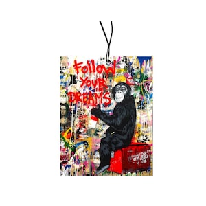 Pop Art Air Freshener Car Fragrance Pendant Funny Car Fragrances Car Accessories Funny Gift Idea Car Air Freshener