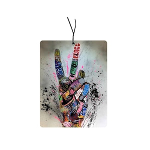 Pop Art Air Freshener Car Fragrance Pendant Funny Car Fragrances Car Accessories Funny Gift Idea Car Air Freshener