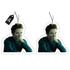 2 ambientadores con cara de Edward apestosa, divertidos, accesorios para coche, regalos con memes divertidos