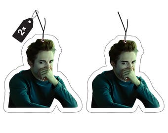 2 × Stinky Face Edward Motif Air Freshener, Funny Air Freshener, Car Accessories, Funny Meme Gifts