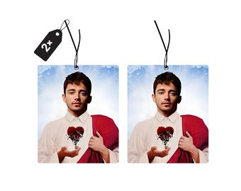 2 × Leclerc F1 Car Air Freshener Motorsport Air Freshener Car Fragrance Pendant Car Air Freshener Funny Car Fragrances Car Decoration Gift