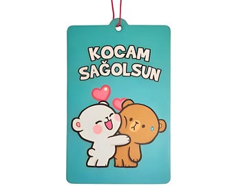 Kocam Sagolsun billuftfräschare, turkisk dofthänge, present, bildekoration, roliga bildofter, luftfräschare biltillbehör