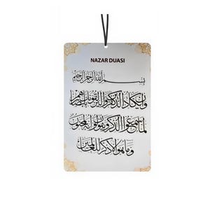 Nazar Duasi Air Freshener Car Fragrance Tree Turkish Fragrance Pendant Gift Car Decoration Funny Car Fragrances Air Freshener Car Accessory