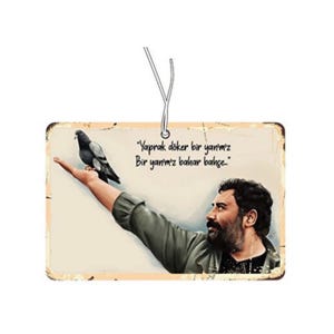 Ahmet Kaya Air Freshener Car Fragrance Tree Turkish Fragrance Pendant Gift Car Decoration Funny Car Fragrances Air Freshener Car Accessory