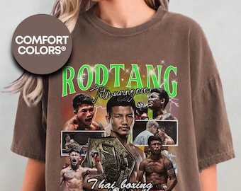 Rodtang Muay Thai Comfort Colors® Shirt, Muay Thai Boxer 90's Retro, Graphic Vintage Gift, Sport T-shirt, boxing enthusiasts, Thai Boxing