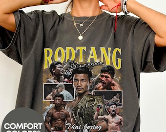 Rodtang Muay Thai Comfort Colors® Shirt, Muay Thai Boxer 90's Retro, Graphic Vintage Gift, Sport T-shirt, boxing enthusiasts, Thai Boxing