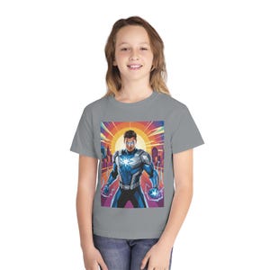 Youth Midweight Tee - Superhero & Back to School Designs, Cool Kids T-Shirt, Perfect Gift for Students, Fun Graphic Shirt, Everyday Wear