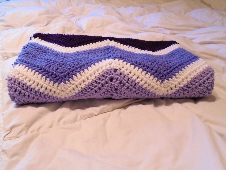 Baby Girl Crocheted Baby Blanket Baby Shower Gift Purple Baby Blanket Handmade baby blanket Baby Gift Crochet Blanket baby bedding