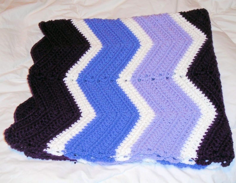 Baby Girl Crocheted Baby Blanket Baby Shower Gift Purple Baby Blanket Handmade baby blanket Baby Gift Crochet Blanket baby bedding