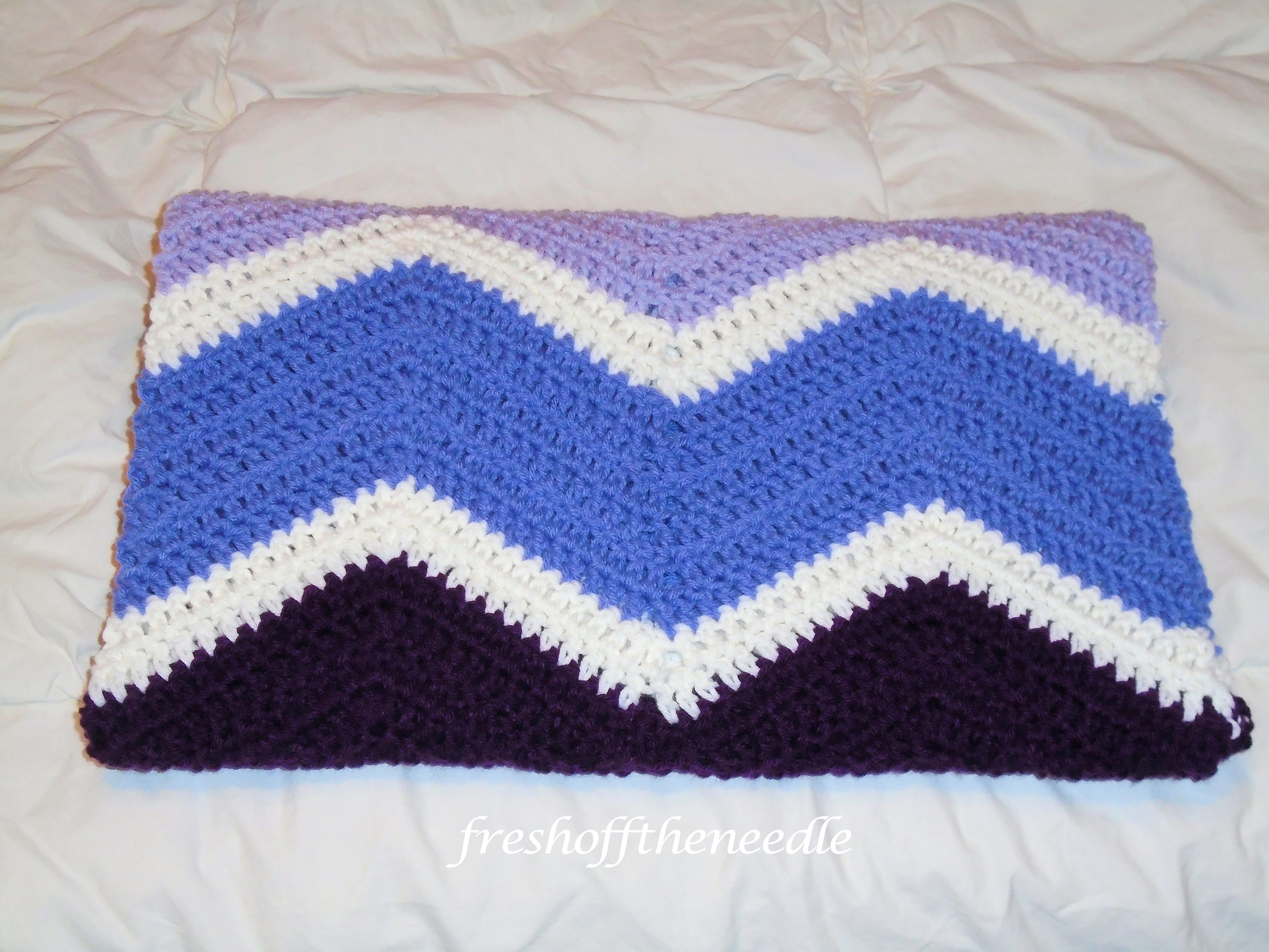 Purple Baby Blanket Crochet Blanket Baby Girl Crocheted Baby | Etsy