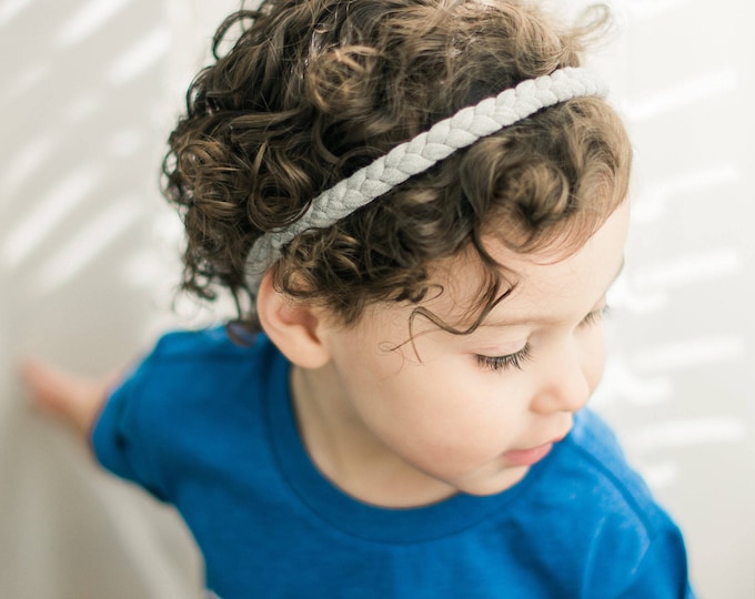 toddler braided headband, toddler headwear, skinny headband, gifts for toddler girls, headbands for girls, toddler headbands, gifts for girl