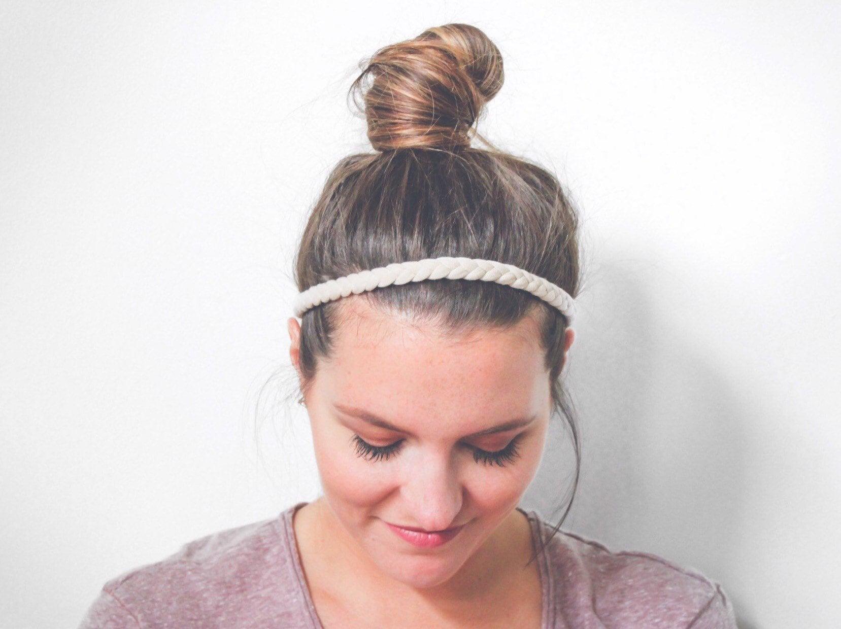 Boho Womens Headband, Braided Headbands for Women, Adult  display picture 1