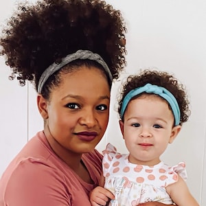 mom and baby gift, mom and baby matching headbands, mommy and me headbands, mama and mini matching headbands, baby girl headbands, knotted
