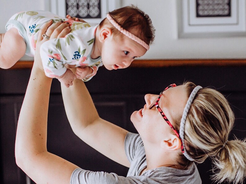 matching headbands mom and baby