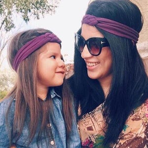 mommy and me matching headbands, mom and daughter gifts, mama and mini matching headbands, gifts for new mom, mother daughter matching, baby
