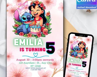 Invitation d'anniversaire de point modifiable