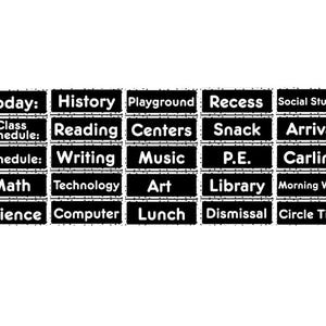 Classroom Visual Schedule - Elementary